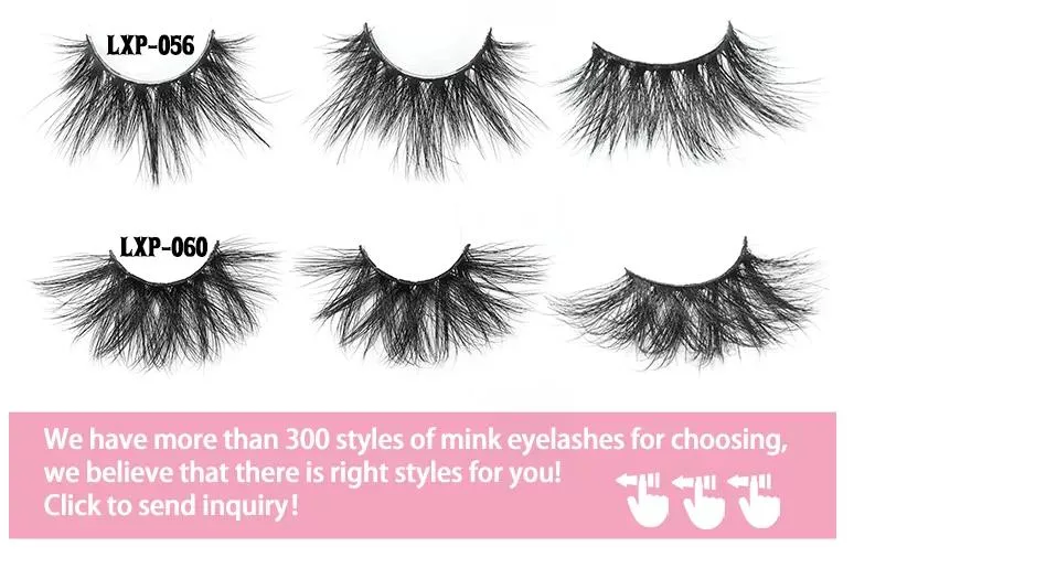 Lashes Wholesale Top Quality Private Label 100%8d Mink Eyelashes /100% Hand-Made Fluffy Mink Eyelashes/Personal Customization of Various Mink Eyelash Cases
